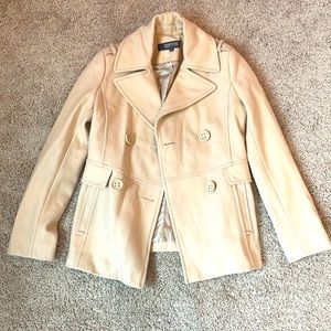 💯 PERFECT Kenneth Cole Reaction Cream Peacoat